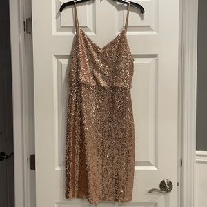 Jenny Yoo Rose Gold Dress